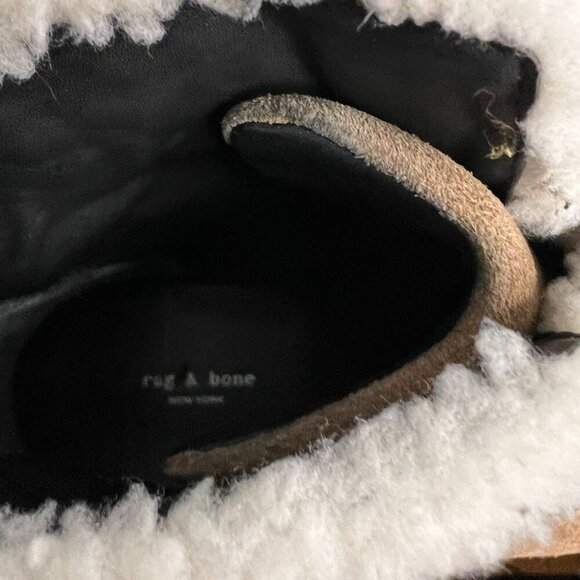 Rag & Bone Women's Compass Genuine Shearling Boots Size 9/39 - Picture 7 of 9
